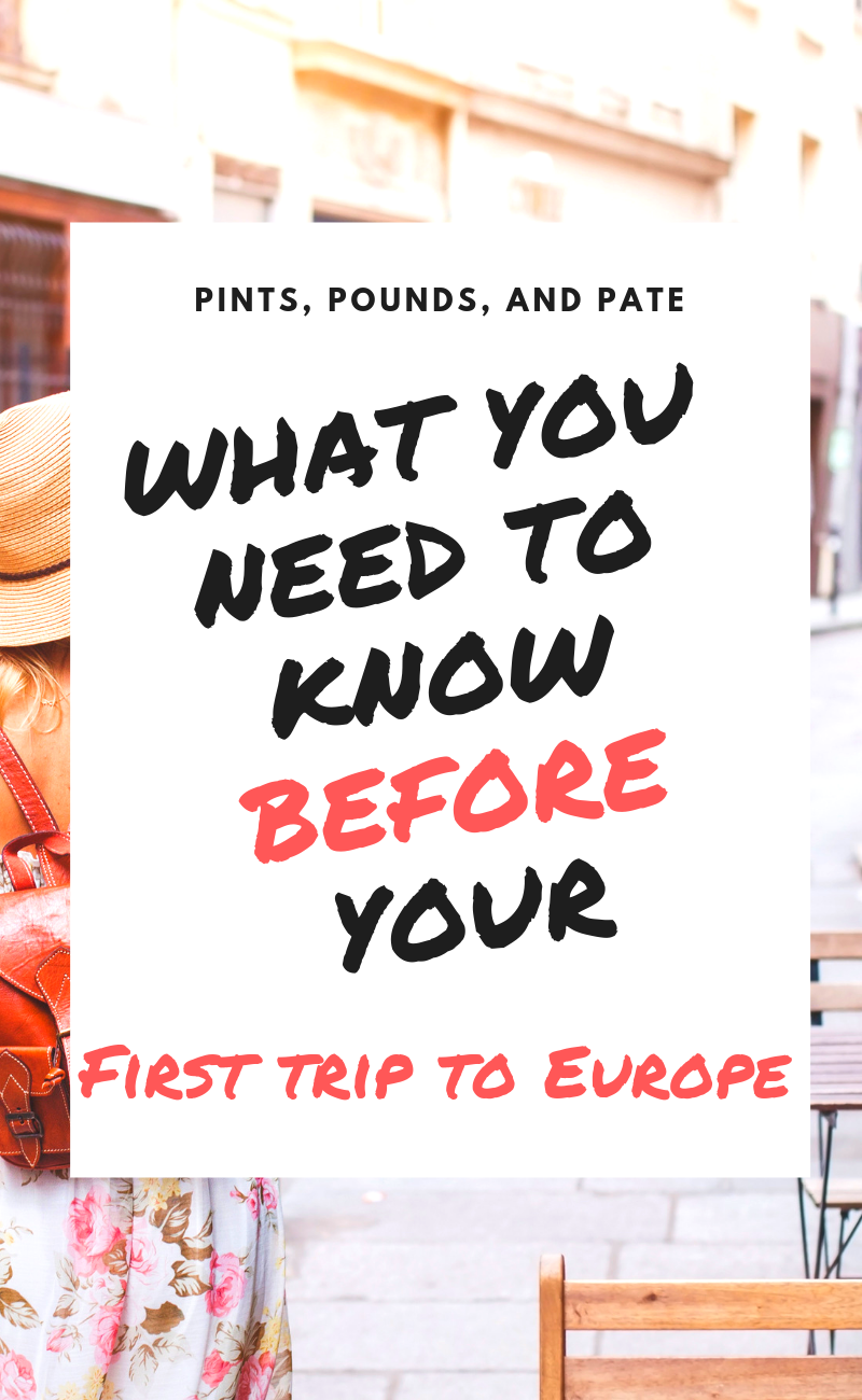 First Tip to Europe Tips