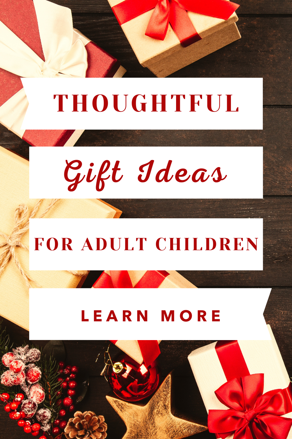 Christmas Gift Ideas for Grown Children